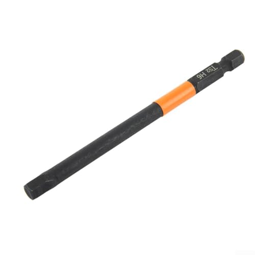 TDCuizent Elektro-Schraubendreher-Bits mit Sechskantkopf, 100 mm, 1/4 Zoll, Sechskantschaft, magnetisch, metrisch, Stahl-Bits für Akku-Bohrmaschinen, Schnellverbindung, Handwerkzeug-Zubehör (H6) von TDCuizent