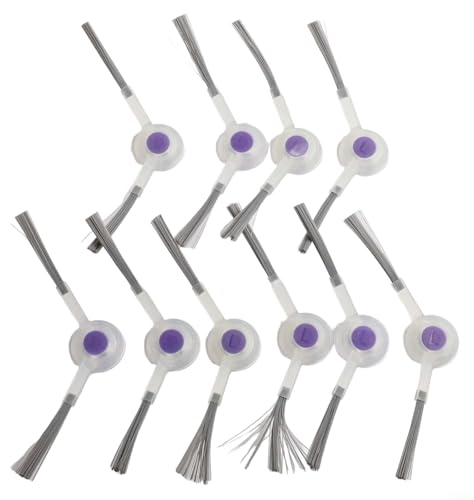 TDCuizent Ersatz Seitenbürsten Set für Narwal X für Freo X Plus Ultra Saugroboter Kunststoff Nylon Eckkante Reinigungszubehör Weiß von TDCuizent