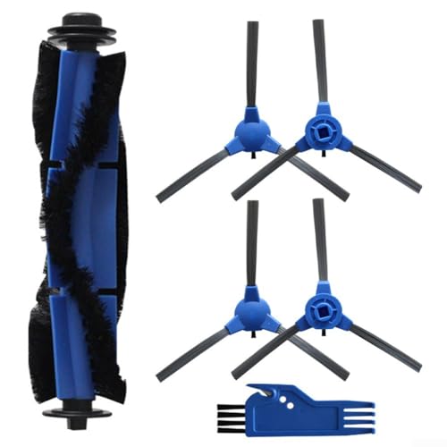 TDCuizent Ersatz-Set für Cybovac E20 E30 E31 EC30MQ Roboter-Staubsaugerhauptbürste Seitenbürsten Filter Heimwartung Ecken- und Kantenreinigung Staubkontrolle (A) von TDCuizent