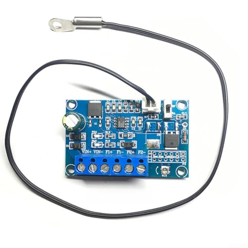 TDCuizent Für PWM DC Motor Drehzahlregler 12V 24V CPU Lüfter Temperaturregelungsmodul mit LED-Anzeige für PC-Schrankkühlsystem 4A Ausgang mit 30cm Temperatursonde von TDCuizent