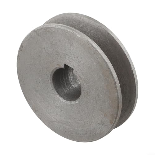 TDCuizent Keilriemenscheibe A Typ Single Groove Gusseisen Motor Rad Antriebsrolle für Elektrowerkzeuge Luftkompressor und Luftpumpe Teile Ersatzzubehör Grau Finish (19x70) von TDCuizent