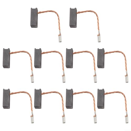 TDCuizent Kohlebürsten Motor Ersatzteile 6x11x15mm für Bosch GWS 17-125 CIE GWS 13-125 CI Elektrowerkzeug Zubehör Winkelschleifer Teile für 1607000V37 10 Stück von TDCuizent