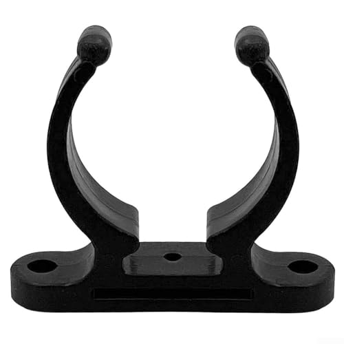 TDCuizent Marine Nylon Boot Haken Clip und Split Paddle Rod Halter Zubehör für Kajak Kanu und kleines Boot passend für 38 mm 3,8 cm Stange schwarze Klemmhalterung mit doppelten Befestigungslöchern TDCuizent Marine Nylon Boot Haken Clip und Split Paddle Rod Halter Zubehör für Kajak Kanu und kleines Boot passend für 38 mm 3,8 cm Stange schwarze Klemmhalterung mit doppelten Befestigungslöchern von TDCuizent