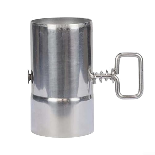 TDCuizent Ofenrohr mit Dämpfer, Kamin, Holzofen, Verlängerungsrohr, Hitzeschutz, Edelstahl, Anti-Verbrühungsschutz, 5,9 cm Durchmesser, Netz-Design für Grill, Außen- und Innenbereich TDCuizent Ofenrohr mit Dämpfer, Kamin, Holzofen, Verlängerungsrohr, Hitzeschutz, Edelstahl, Anti-Verbrühungsschutz, 5,9 cm Durchmesser, Netz-Design für Grill, Außen- und Innenbereich von TDCuizent