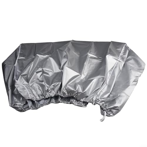 TDCuizent Outdoor-Klimaanlagen-Abdeckung, wasserdicht, staubdicht, Sonnenschutz, silberfarben, Polyester, 2 Stück von TDCuizent
