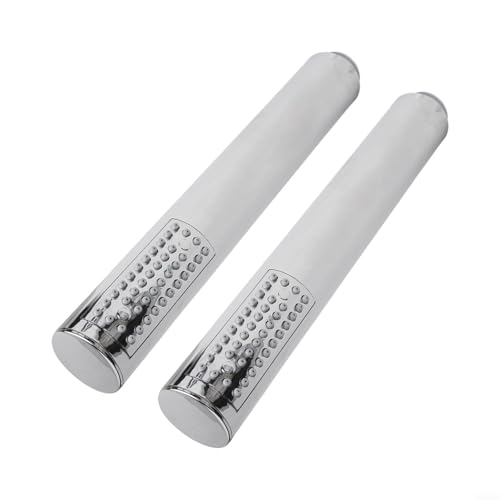 TDCuizent Runder Handbrause für Badezimmer mit wassersparendem schmalem Sprühkopf und Anti-Kalk-Silikondüsen, verchromter ABS-Körper für Spa-Komfort, ergonomisches Design von TDCuizent