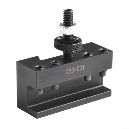 TDCuizent Schnellwechsel-Werkzeugpfosten und Halter-Set für Metallbearbeitungsdrehmaschinen Stahlkonstruktion passend für 15,2-22,9 cm Schaukel für Aloris Dorian Phase II Yuasa Keiltyp Design (250-001 TDCuizent Schnellwechsel-Werkzeugpfosten und Halter-Set für Metallbearbeitungsdrehmaschinen Stahlkonstruktion passend für 15,2-22,9 cm Schaukel für Aloris Dorian Phase II Yuasa Keiltyp Design (250-001 von TDCuizent