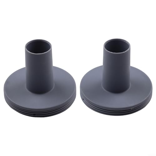 TDCuizent Schwimmbad-Siebanschluss, Ersatzteile für Intex Filtersystem, 1-1/4 Zoll Auslassadapter für 11070 11072 Gitterteile 26165EH, 2 Stück (2-grau) von TDCuizent