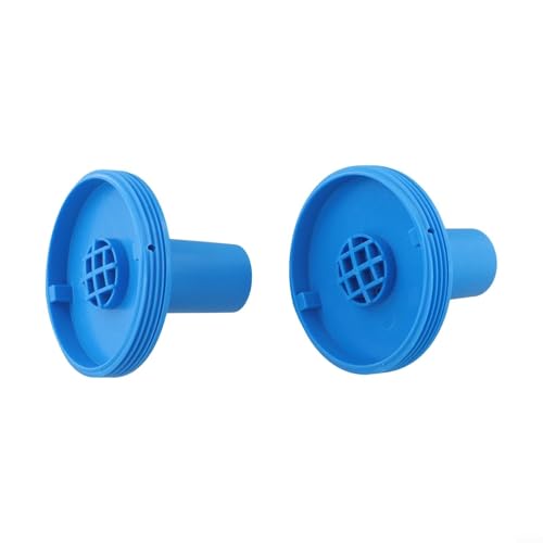 TDCuizent Schwimmbad-Siebanschluss, Ersatzteile für Intex Filtersystem, 3,8 cm Auslassadapter für 11070 11072 Gitterteile 26165EH, 2 Stück (2 blau) von TDCuizent