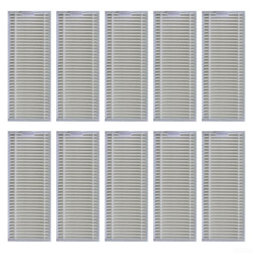 TDCuizent Staubsaugerfilter Ersatz für Homerun 2000 Serie XU2000/20 XU2100/10 XU2100/20 X2 HomeRun 3000 Serie für Tapo RV30 RV20 RV10 Roboter-Staubsauger-Teile, weiß, 4 Stück (10 Stück) von TDCuizent