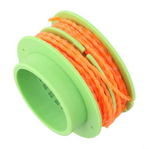 TDCuizent Vorgewickelte Trimmerspule, 2,4 mm, 5 m, Ersatz mit 4,5 m gedrehter Nylonschnur für EGO ST1500E BC1500E Modelle, Easy Wrap integriertes Anstoßkopf-Schneidwerkzeug TDCuizent Vorgewickelte Trimmerspule, 2,4 mm, 5 m, Ersatz mit 4,5 m gedrehter Nylonschnur für EGO ST1500E BC1500E Modelle, Easy Wrap integriertes Anstoßkopf-Schneidwerkzeug von TDCuizent