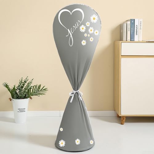 TDCuizent Wasserdichter Ventilator-Staubschutz für Standventilatoren, kindersicher, All-Inclusive-Standventilatorschutz, verdicktes PEVA-Material, waschbar, staubdichte Hülle mit elastischer TDCuizent Wasserdichter Ventilator-Staubschutz für Standventilatoren, kindersicher, All-Inclusive-Standventilatorschutz, verdicktes PEVA-Material, waschbar, staubdichte Hülle mit elastischer von TDCuizent