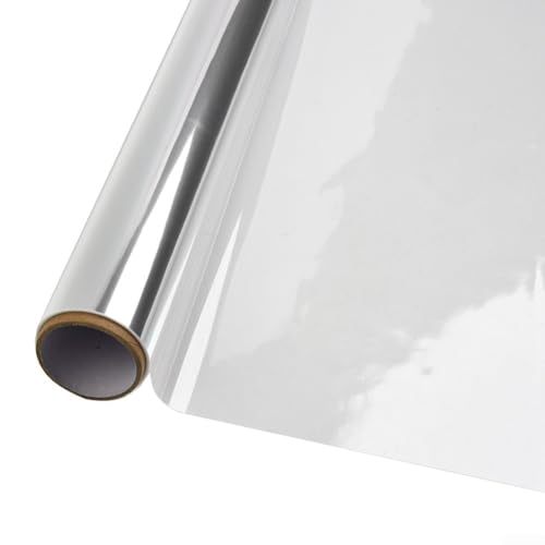Transparente elektrostatische Wand-Schutzfolie, schmutzabweisend, selbstklebend, wasserdicht, öldicht, Staubschutz für glatte Wände, Fliesen, einfache Installation, PP-Material (45 cm x 5 m) von TDCuizent
