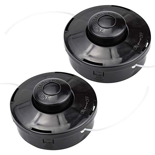 TDDL 2 STK Fadenspule Fadenkopf mit Tippautomatik Doppelfadenkopf M10x1,25 für Benzin Motorsense Rasentrimmer Fadenkopf Freischneider Grasschneider TDDL 2 STK Fadenspule Fadenkopf mit Tippautomatik Doppelfadenkopf M10x1,25 für Benzin Motorsense Rasentrimmer Fadenkopf Freischneider Grasschneider von TDDL