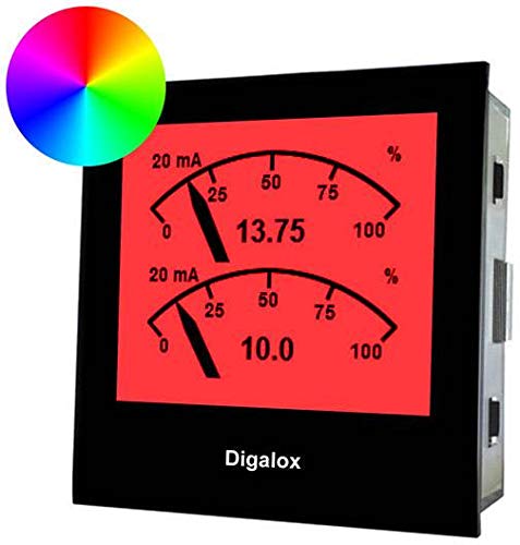 TDE Instruments DPM72-MPPA Digitales Einbaumessgeraet Digalox DPM72-MPPA Grafisches DIN-Messgeraet von TDE Instruments