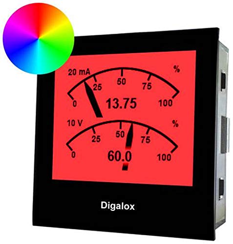 TDE Instruments DPM72-MPP Digitales Einbaumessgeraet Digalox DPM72-MPP Grafisches DIN-Messgeraet fu von TDE Instruments