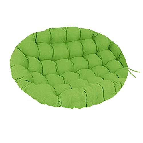 TDHLW Rundes Sitzkissen Papasan Extra Großes, Papasansessel Kissen, Polster Bodenkissen für Schwenksessel, Rund Papasan Sessel, Papasan Ersatzpolster für Indoor Outdoor Garten,Grün,100 * 100CM von TDHLW