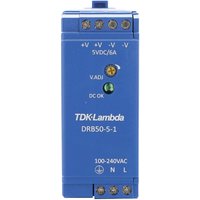 DRB50-5-1 Hutschienen-Netzteil (DIN-Rail) 5 v/dc 2.5 a 30 w Anzahl Ausgänge:1 x Inhalt - Tdk-lambda von TDK-LAMBDA
