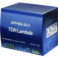 TDK-Lambda DPP480-24-1 Hutschienen-Netzteil (DIN-Rail) 24 V/DC 20A 480W Anzahl Ausgänge:1 x Inhalt von TDK-LAMBDA