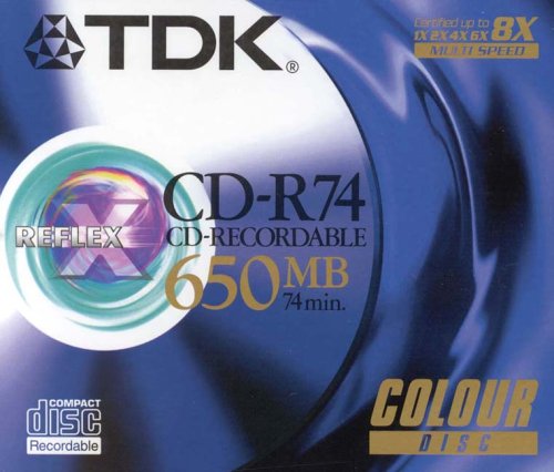 CDR 74 Disc 12 Speed von TDK