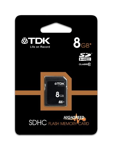 TDK Travelcard SDHC-Speicherkarte (8 GB, Class 10) von TDK