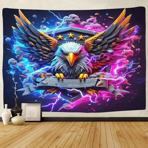 TDSNKAVHB Adler3D-Wandteppich Für Kinder Und Erwachsene coolWohnzimmer Decor Für Home Hintergrund Für Wohnzimmer130cmx150cm von TDSNKAVHB