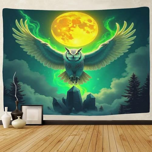 TDSNKAVHB Eule3D-Wandteppiche Für Kinder Und Erwachsene Mondfür Schlafzimmer Decor Ästhetik Hintergrund Für Wohnzimmer70cmx100cm TDSNKAVHB Eule3D-Wandteppiche Für Kinder Und Erwachsene Mondfür Schlafzimmer Decor Ästhetik Hintergrund Für Wohnzimmer70cmx100cm von TDSNKAVHB