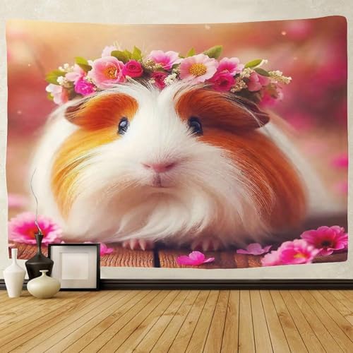 TDSNKAVHB Guineeschwein3D-Wandteppich Für Jungen Und Jugendliche niedlichWohnzimmer Decor Für Home Hintergrund Für Wohnzimmer70cmx100cm von TDSNKAVHB