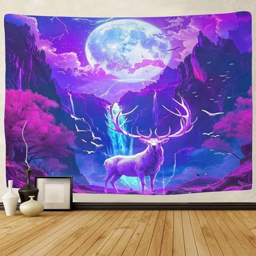 TDSNKAVHB Hirsch3D-Wandteppiche Für Kinder Und Erwachsene FantasieWohnzimmer Decor Ästhetik Hintergrund Für Wohnzimmer70cmx100cm TDSNKAVHB Hirsch3D-Wandteppiche Für Kinder Und Erwachsene FantasieWohnzimmer Decor Ästhetik Hintergrund Für Wohnzimmer70cmx100cm von TDSNKAVHB