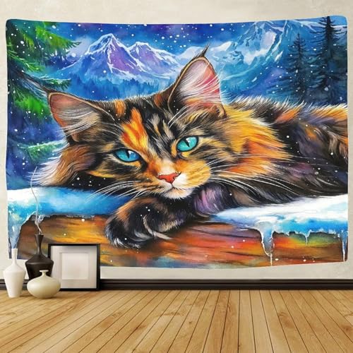 TDSNKAVHB Katze3D-Wandteppich Für Jungen Und Jugendliche Nettes HaustierWohnzimmer Decor Ästhetik Hintergrund Für Wohnzimmer70cmx100cm TDSNKAVHB Katze3D-Wandteppich Für Jungen Und Jugendliche Nettes HaustierWohnzimmer Decor Ästhetik Hintergrund Für Wohnzimmer70cmx100cm von TDSNKAVHB