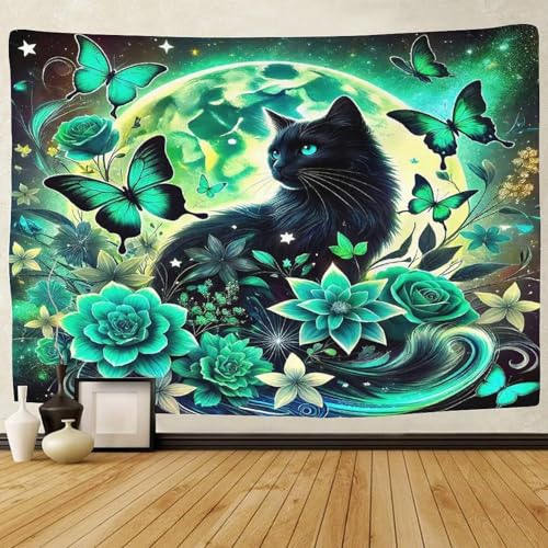 TDSNKAVHB Katze3D-Wandteppich Für Kinder Und Erwachsene Halloweenfür Schlafzimmer Dorm Decor Hintergrund Für Wohnzimmer150cmx200cm TDSNKAVHB Katze3D-Wandteppich Für Kinder Und Erwachsene Halloweenfür Schlafzimmer Dorm Decor Hintergrund Für Wohnzimmer150cmx200cm von TDSNKAVHB