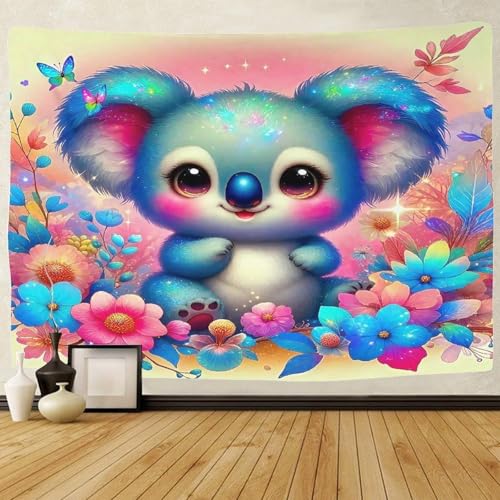TDSNKAVHB Koala3D-Wandteppich Für Kinder Und Erwachsene niedlichfür Schlafzimmer Home Decor Hintergrund Für Wohnzimmer100cmx150cm von TDSNKAVHB
