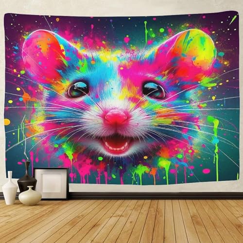 TDSNKAVHB Maus3D-Wandteppich Für Jungen Und Jugendliche Graffitifür Schlafzimmer Decor Ästhetik Hintergrund Für Wohnzimmer180cmx230cm von TDSNKAVHB