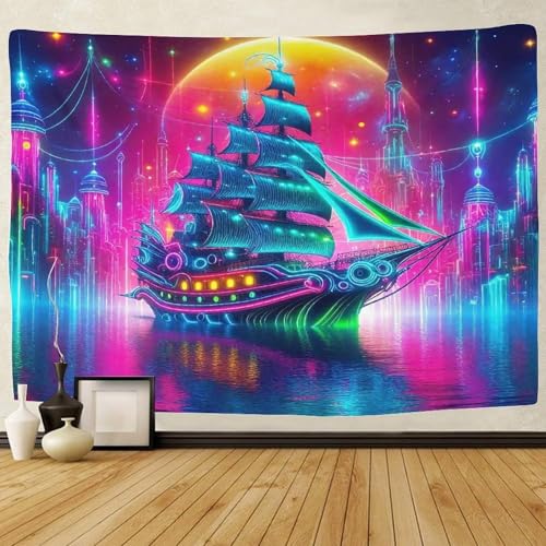 TDSNKAVHB Segelboot3D-Wandteppiche Für Kinder Und Erwachsene Navigationfür Schlafzimmer Decor Für Home Hintergrund Für Wohnzimmer70cmx100cm von TDSNKAVHB