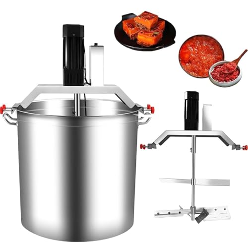 Elektrischer Automatik-Mixer 40L/80L - Edelstahl 304 Rührkessel mit integriertem 4-Schabermesser-System | Gewerblicher Selbstrührender Topf für Saucen, Fruchtmus, Suppengrundlagen & Gewürzmischungen von TDSYOCG
