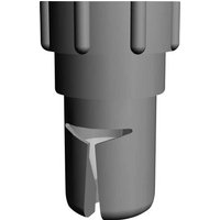 TE Connectivity 207387-2 Rundstecker Abdeckkappe mit Zugentlastung Serie (Rundsteckverbinder): CPC 1 von TE Connectivity