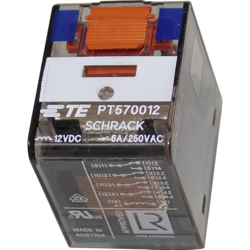TE Connectivity PT570012 Miniaturrelais 12 V/DC 6 A 4 Wechsler 1 St. von TE