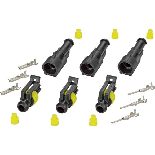 TE Connectivity Superseal Set AMP-Superseal 1.5mm Series Polzahl Gesamt 1 Rastermaß: 6 mm 30S002 1 Set von TE Connectivity