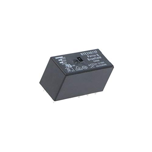 RTE24012F Relay electromagnetic DPDT Ucoil 12VDC 8A/250VAC 8A/30VDC 8A von TE