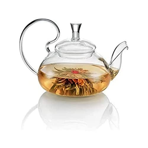 TEASOUL HOCH Glass TEEKANNE MIT STAHLTHULLE 500ml von TEA SOUL