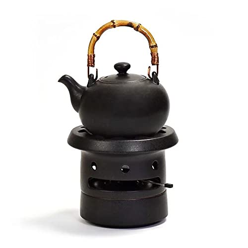 TEASOULTea Soul Wasserkocher-Set mit Herd Schwarz Lin's Keramik Studio von TEA SOUL