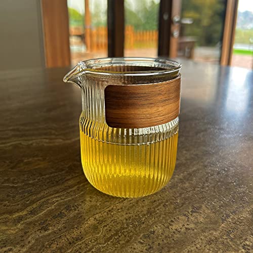 Tea Soul • Gong Dao Bei Karaffe aus Glas und Holz, 300 ml von TEA SOUL