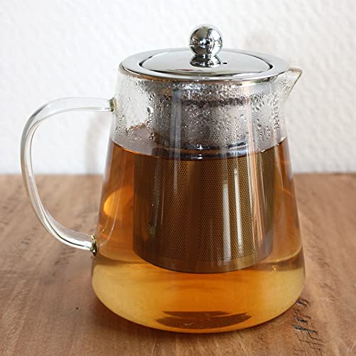 Teekanne aus Glas mit integriertem Netzfilter • Fassungsvermögen 750 ml • Tea Soul von TEA SOUL