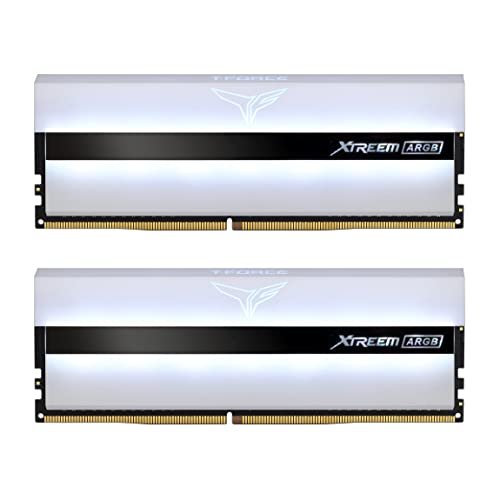 Memoria RAM TEAMGROUP DDR4 16GB 2X8GB 3200MHZ XTREEM RGB - Blanco - CL 16-1.35V TF13D416G3200HC16CDC01 Memoria RAM TEAMGROUP DDR4 16GB 2X8GB 3200MHZ XTREEM RGB - Blanco - CL 16-1.35V TF13D416G3200HC16CDC01 von TEAMGROUP