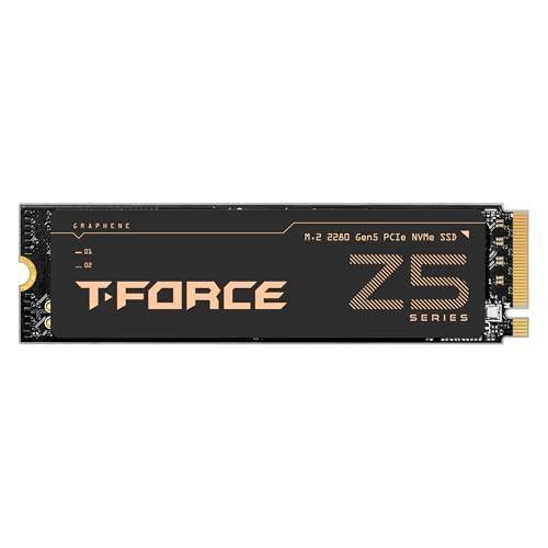 TEAMGROUP T-Force Z540 2TB DRAM SLC Cache 3D TLC NAND NVMe Phison E26 PCIe Gen5x4 M.2 2280 Gaming SSD mit ultradünnem Graphen Heat Spreader Lesen/Schreiben 12400/11800 MB/s TM8FF1002T0C129 TEAMGROUP T-Force Z540 2TB DRAM SLC Cache 3D TLC NAND NVMe Phison E26 PCIe Gen5x4 M.2 2280 Gaming SSD mit ultradünnem Graphen Heat Spreader Lesen/Schreiben 12400/11800 MB/s TM8FF1002T0C129 von TEAMGROUP