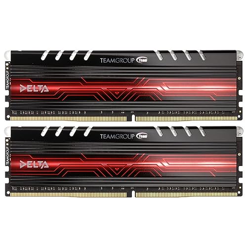 Team Group Delta Series Red LED DDR4–3000 handgeflochten interner Speicher geknotete Endschlaufe CL16 Kit Team Group Delta Series Red LED DDR4–3000 handgeflochten interner Speicher geknotete Endschlaufe CL16 Kit von TEAMGROUP