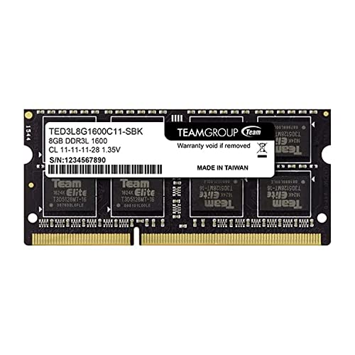 TeamGroup TED3L8G1600C11-S01 Memory SO D3 1600 8GB C11 ElL TeamGroup TED3L8G1600C11-S01 Memory SO D3 1600 8GB C11 ElL von TEAMGROUP