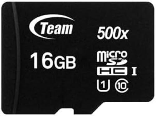 TeamGroup Team Micro-SDHC-Speicherkarte (16 GB, Class 10, UHS-I, mit Adapter) von TEAMGROUP