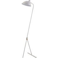 Delicata Einbeinstativ Standard-Stehlampe mit Weißem Schirm, Lesespot, Moderne Hohe Beleuchtung für Wohnzimmer oder Büro - Teamson Home von TEAMSON HOME