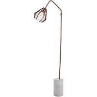 Große Nachttisch-Lampe Kupfer Verarb. Modern Lighting VN-L00046-EU - Rustikal/Beton - Teamson Home von TEAMSON HOME